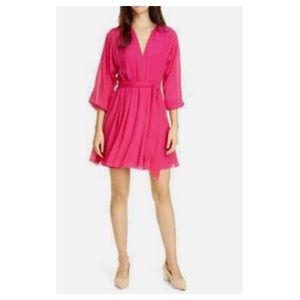 Joie Favia Tie Waist Mini Dress